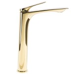 REA - Umyvadlová baterie AVALON gold vysoká REA-B1127