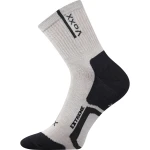 VOXX Ponožky sportovní slabé JOSEF se stříbrem SVĚTLE ŠEDÉ 39-42 101309