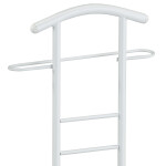 Němý sluha, výška 119 cm, MDF - dekor černý dub, kov - bílý lak, nosnost 90 kg