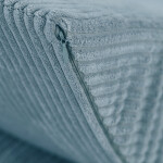 PLUSH NEST PLUSH NEST Dětská polohovatelná lenoška Prémiový modrý manšestr 145 × 35 × 45 cm