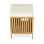 Taburet s úložným prostorem, bambus, přírodní, DR-B066 NAT