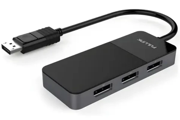 PremiumCord adaptér MST DisplayPort 1.4 na 3x DisplayPort černý / Adaptér / 8K / 3x 4K (kportad19)