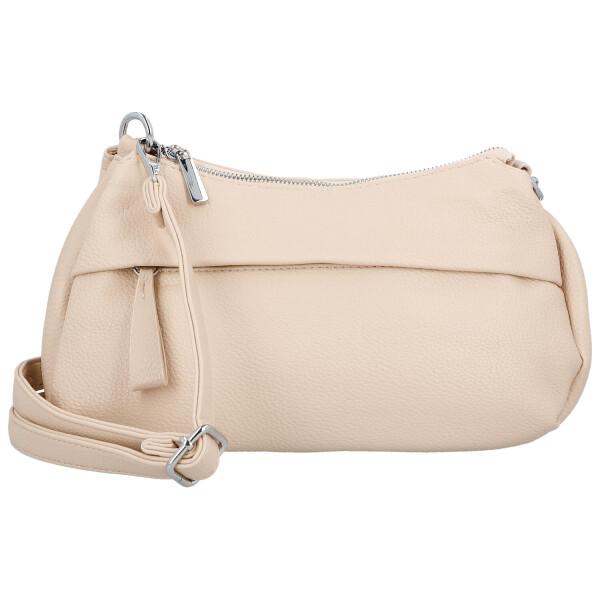 Stylová dámská koženková crossbody kabelka Foppa, růžová