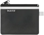 Leitz WOW černá / Dvojitá textilní kapsa / velikost S / síťovina, nylon / 140 × 105 mm (40110095)