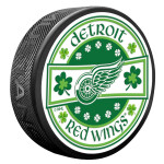 Mustang Puk Detroit Red Wings NHL Lucky St. Patrick's Day Puck
