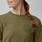 FJÄLLRÄVEN Hemp Blend Out Here T-shirt W, Green (vzorek) velikost: M