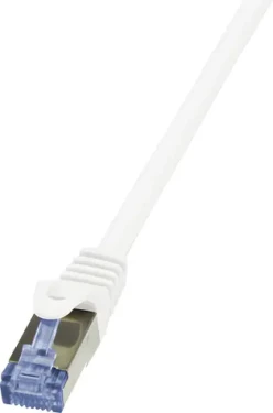 LogiLink PrimeLine bílá / Patch kabel / Cat6a S/FTP / RJ-45 / 0,5 m (CQ3021S)