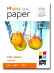 COLORWAY Fotopapír / Vysoce lesklý / A4 / 230 g/m2 / 100 listů (PG230100A4)