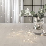 Světelný LED řetěz 40 světýlek délka 4 m Star Trading Dew Drop - stříbrný