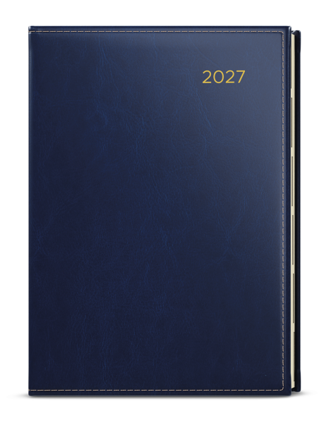 Týdenní diář 2027 Baloušek Oskar Premier A5 modrá