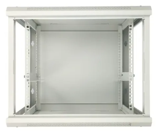 Extralink 19" nástěnný rozvaděč 9U šedá / Nástěnný rozvaděč / 600x600 mm / nosnost 60 kg / kovové dveře (EX.13025)