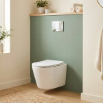 Wc závěsné SAT Infinitio včetně prkénka softclose, zadní odpad SATINF010RREXP SATINF010RREXP