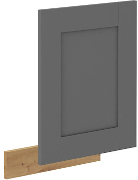 Dvířka na vestavnou myčku nádobí Luna ZM 570x446 Barva korpusu: Dub artisan, Barva dvířek: Dust Grey