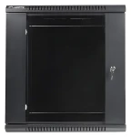 Lanberg WF01-6412-10B černá / Nástěnný rozvaděč / 19" / 12U / 600×450 mm (WF01-6412-10B)