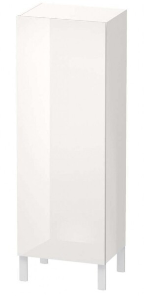 DURAVIT - L-Cube Skříňka vysoká 132x50x36 cm, levá, lesklá bílá LC1179L2222