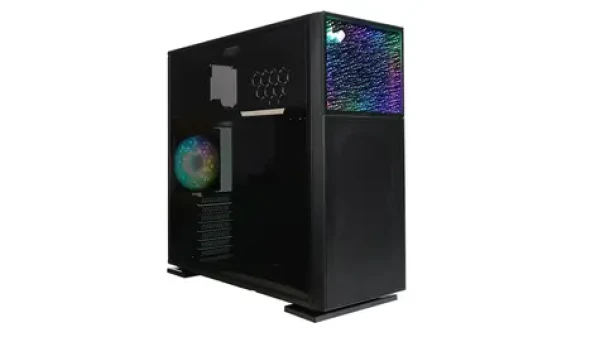 InWin N515 černá / E-ATX / 2x USB-A 3.2 / 1x USB-C 3.2 / 1x 120mm / bez zdroje / průhledná bočnice / displej (IW-CS-N515BLK-1AL120)