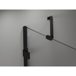 MEXEN/S - Lunar Duo sprchový kout dveře křídlové 80 x 70, transparent, černá 834-080L-070P-70-00