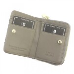 Luxusní dámská kožená mini peněženka Gregorio Garid, šedo-oranžová