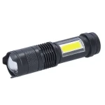 Solight WN49 LED kapesní svítilna se zoomem černá / nabíjecí / 100lm+70lm / Li-Ion (8592718036331)