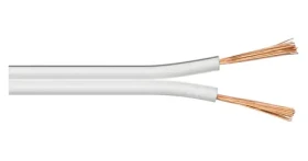 MicroConnect Reproduktorový kabel bílá / 100 m / 2,5 mm / bez konektorů (AUDSPEAKER2-100C)