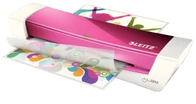Leitz iLAM Home Office WOW růžová / Laminátor / A4 / teplý / doba ohřevu 3 min (73680023)