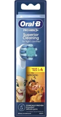 Oral-B EB10 Lví král / Náhradní hlavice pro dětský kartáček / 4 ks