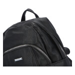 Dámský koženkový batoh Sasha, černý