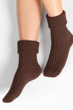 Ponožky na spaní 067 hnědá 38-40