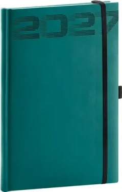 Notique Aprint Top 2027 petrolejový / Týdenní diář / 15 × 21 cm