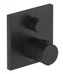 DURAVIT - Termostatická baterie pod omítku, matná černá TH4200015046