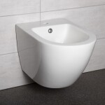 KERRA - Bidet závěsný Delos (bílé lesklé) 5907548117281