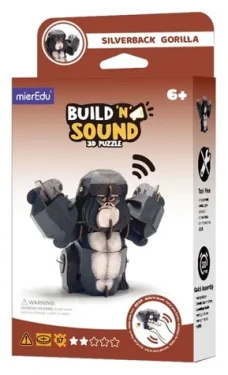 MIEREDU 3D puzzle se zvukem Gorila