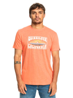 Quiksilver CALIFORNIA DREAMIN FRESH SALMON pánské tričko krátkým rukávem