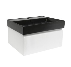 Koupelnová skříňka s umyvadlem SAT Evolution 78x30x44,8 cm bílá mat SATEVO80WMU2B SATEVO80WMU2B