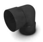 MIDAS Koleno drenážní 90° DN 125 - černé p1265