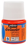 Pébéo Barva na textil Setacolor Light fabric 45 ml - Fluo oranžová 32