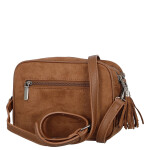 Semišová dámská crossbody kabelka Daniela, hnědá