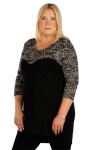 Dámská nadměrná elegantní tunika Litex 7E076