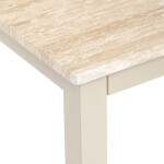 Jídelní stůl 110x70x75cm, mdf, travertin, GDT-202 TRV