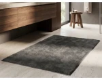 Koupelnová předložka 50x80 cm, antracitová, sherpa fleece