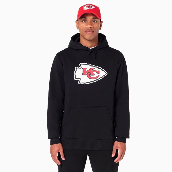 New Era Pánská mikina Kansas City Chiefs NFL Logo Hoodie Sweatshirt Velikost: M