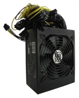Qoltec Gaming Miner 1600W / PC zdroj / 80 Plus Gold / ATX / aktivní PFC / 140mm (50147)