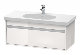 DURAVIT - Ketho Umyvadlová skříňka 41x100x46 cm, 1 zásuvka, lesklá bílá KT666802222