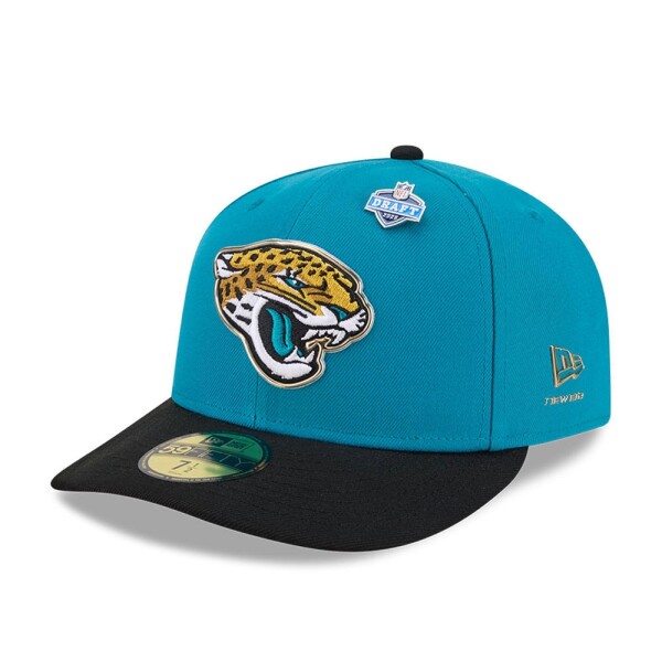 New Era Pánská kšiltovka Jacksonville Jaguars NFL 2026 Draft Pre-Curved 59FIFTY Fitted Velikost: 7 1/8