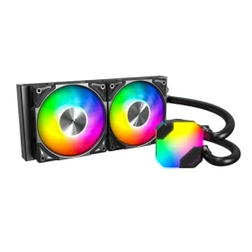 Montech Hyper Flow ARGB černá / 2x 120mm / 29.1 dB @ 2100 RPM / 76.2 CFM / AMD + Intel (HYPER FLOW ARGB 240 (B))