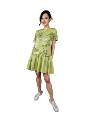 HOSH Šaty Esme Velikost: UNI, Barva: Jablkově zelená