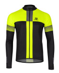 Pánský cyklistický dres ETAPE COMFORT, vel. černá/žlutá fluo