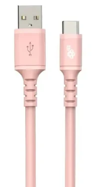 TB Touch USB-A - USB-C růžová / Datový kabel / 1 m / silikonový (AKTBXKUCMISI10P)
