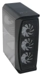 AeroCool Aero One Frost černá / PC skříň / Bez zdroje / Prosklená bočnice / ATX, mATX, Mini-ITX / RGB ventilátory