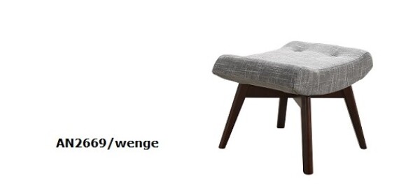Podnožka Pik 2669 Provedení: Podnožka, Nožičky: Wenge, látka: AN 2669